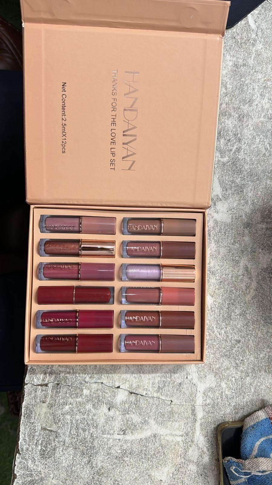 Velvet Matte Liquid Lipstick Set 12Pcs for womens