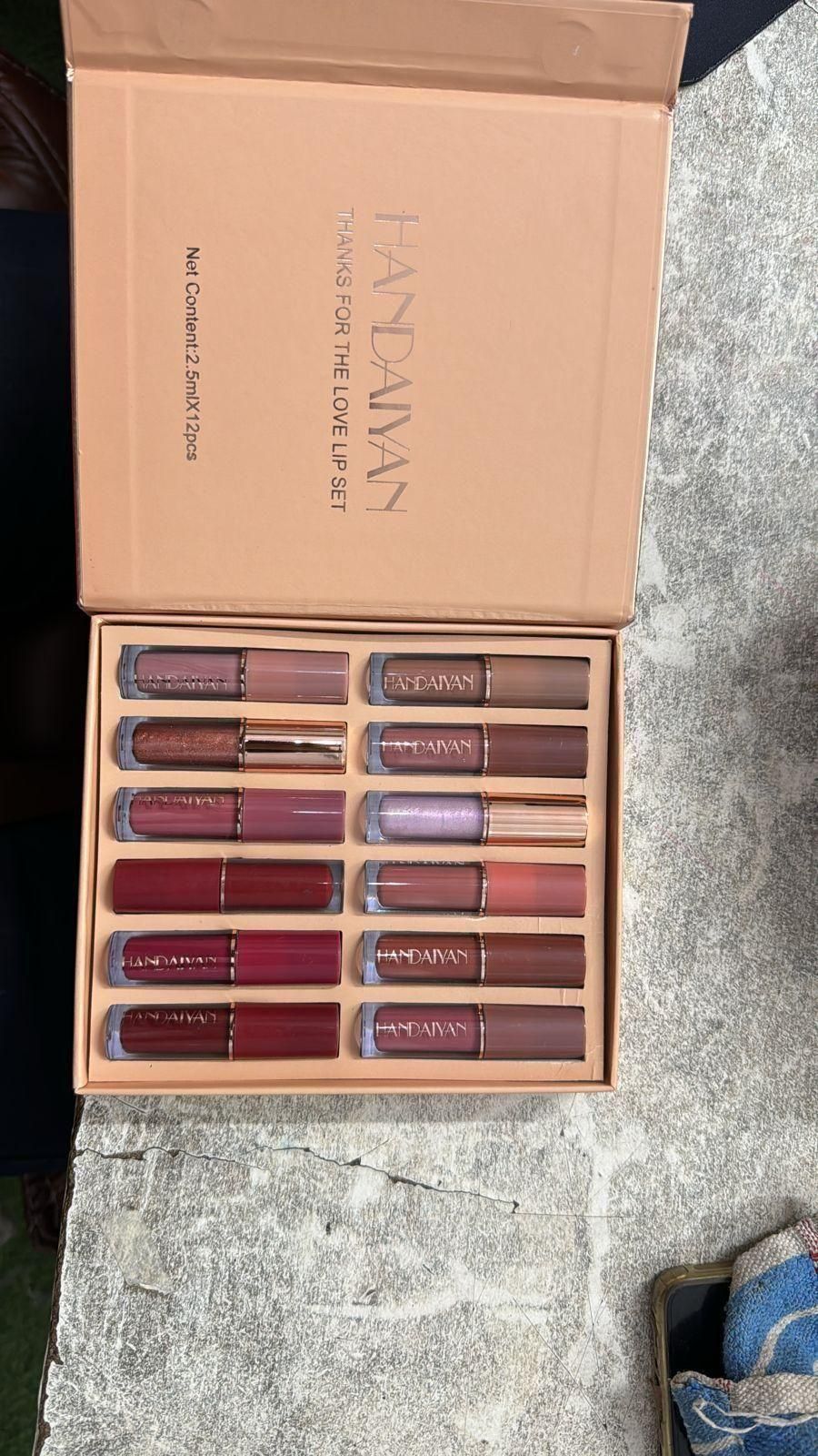 Velvet Matte Liquid Lipstick Set 12Pcs for womens