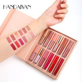Velvet Matte Liquid Lipstick Set 12Pcs for womens